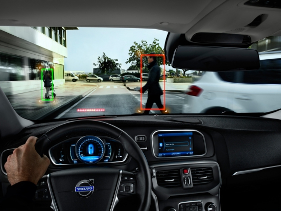 Volvo Pedestrian Detection Airbag