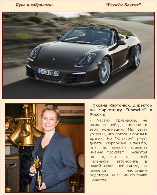 Купе и кабриолет Porsche Boxster